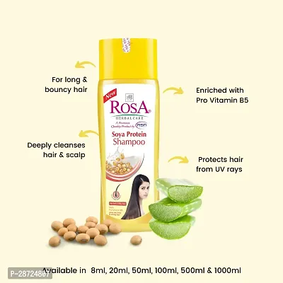 Rosa Soya Protein Shampoo 1000 Ml with Pro-Vitamin B5-thumb3