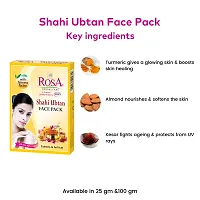 Rosa Shahi Ubtan Face pack with Besan and Rose petal Powder (Pack Of 4)-thumb3