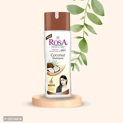 Rosa Coconut Shampoo 1000 Ml with Coconut and Aloe Vera for Dry Hair-thumb0