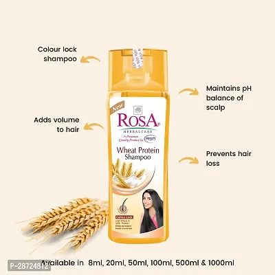 Rosa Wheat Proteins Shampoo 1000 Ml with Wheat and Milk Proteins-thumb3