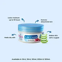 Rosa Cold Cream with Aloe Vera and Vitamin E with natural Oils | For skin softening |Pack of 2 | Each 200 Ml | For Men and Women-thumb2