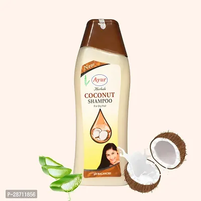 Ayur Herbals ROSA Coconut Shampoo With Coconut and Aloe Vera For Dry Hair| For Men and Women | 500 ML-thumb3