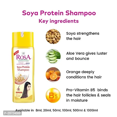 Rosa Soya Protein Shampoo 500 Ml with Pro-Vitamin B5-thumb4