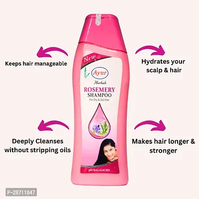 Ayur Herbals Rosemarry shampoo with rosemarry oil and aloevera for Dry and Dull hair | 500 ML-thumb3