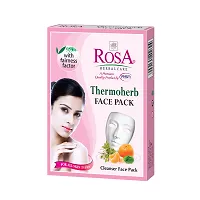 Rosa Thermoherb Cleanser Face pack with Turmeric Powder (Pack Of 4)-thumb1