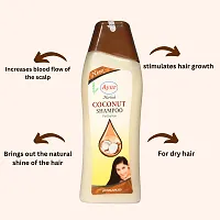 Ayur Herbals ROSA Coconut Shampoo With Coconut and Aloe Vera For Dry Hair| For Men and Women | 1000 ML-thumb3