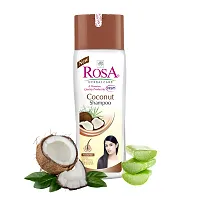 Rosa Coconut Shampoo 500 Ml with Coconut and Aloe Vera for Dry Hair-thumb1