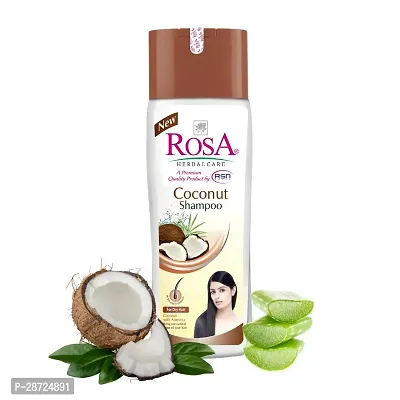 Rosa Coconut Shampoo 500 Ml with Coconut and Aloe Vera for Dry Hair-thumb2