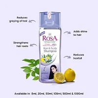 Rosa Hair  Scalp Shampoo 1000 Ml with Tea Tree Oil and Lemon-thumb2