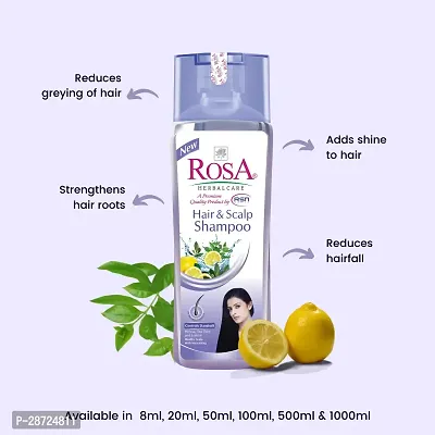 Rosa Hair  Scalp Shampoo 1000 Ml with Tea Tree Oil and Lemon-thumb3