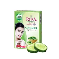 Rosa Cucumber face pack Infused with Cucumber extracts (Pack Of 4)-thumb1