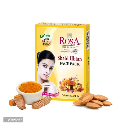 Rosa Shahi Ubtan Face pack with Besan and Rose petal Powder (Pack Of 4)-thumb2