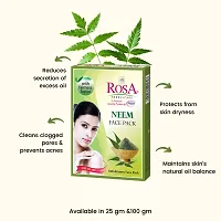 Rosa Neem Face pack with Neem and Tulsi (Pack Of 4)-thumb2