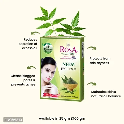 Rosa Neem Face pack with Neem and Tulsi (Pack Of 4)-thumb3