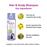 Rosa Hair  Scalp Shampoo 1000 Ml with Tea Tree Oil and Lemon-thumb3