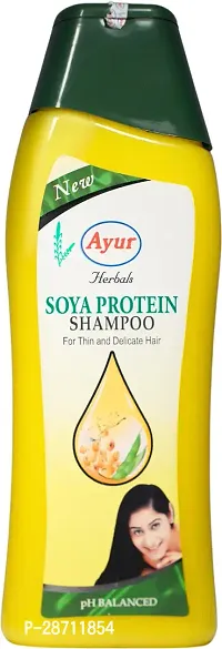 Ayur Herbals Soya Protein Shampoo with Pro-vitamin B5 | For Men and Women | 1000 ML