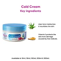 Rosa Cold Cream with Aloe Vera and Vitamin E with natural Oils | For skin softening |Pack of 2 | Each 200 Ml | For Men and Women-thumb3