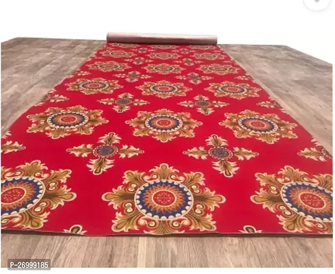 Styllish Red Nylon Printed Carpets-thumb0