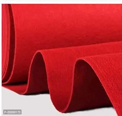 Styllish Red Nylon Solid Carpets-thumb0