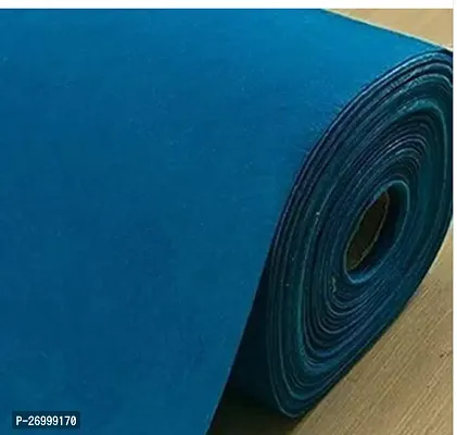 Styllish Blue Nylon Solid Carpets-thumb0