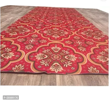 Styllish Red Nylon Printed Carpets