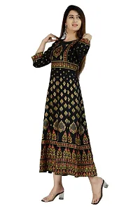 RAHINI Women Printed and Embroidered Maroon Kurti x- Large-thumb1