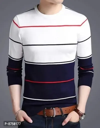 Fancy Polyester Blend T-shirts for Men-thumb2
