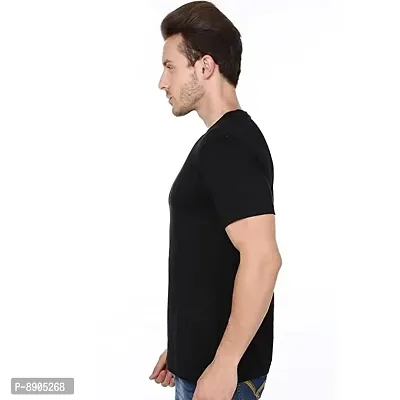 Classic Cotton Solid Tshirt For Men-thumb3