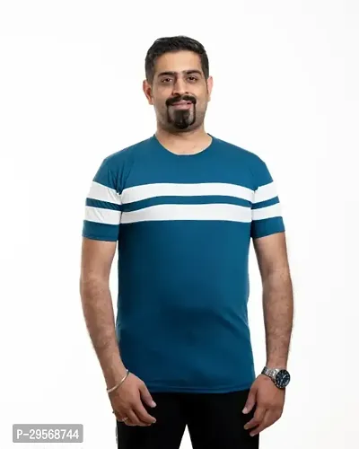 Men Blue Tshirt