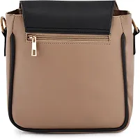Women Beige Stylish  Premium Sling Bag-thumb1