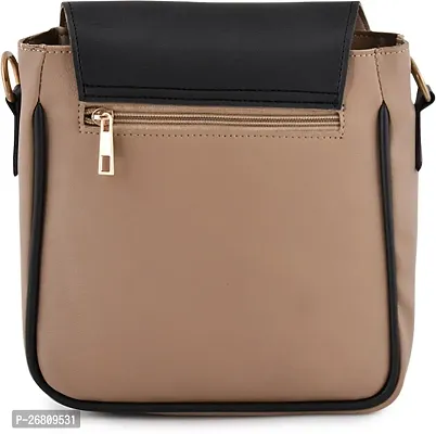 Women Beige Stylish  Premium Sling Bag-thumb2