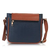 Women Blue Stylish  Premium Sling Bag-thumb1