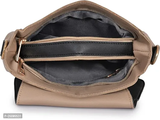 Women Beige Stylish  Premium Sling Bag-thumb4