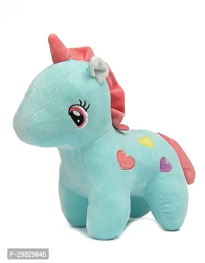 Premium Horse EF 25 CM Blue Soft Toy Pack Of 1-thumb0