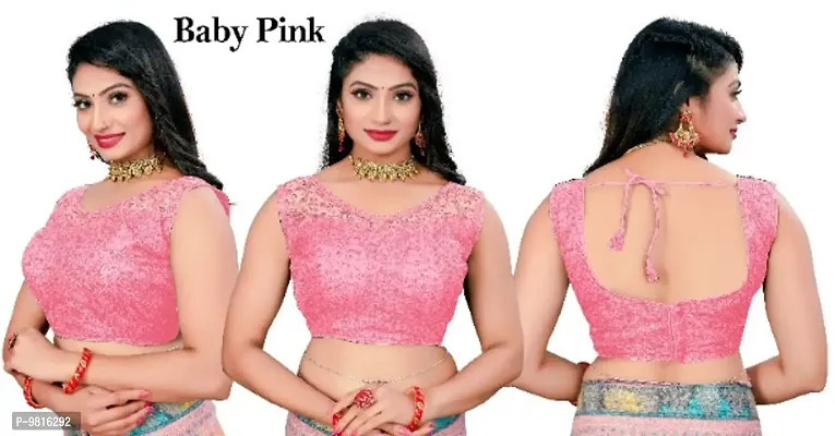 Classic Net Embroidered Blouses for Women