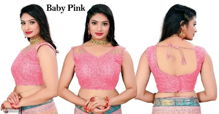 Classic Net Embroidered Blouses for Women
