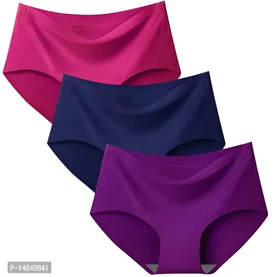 Trendy Women Cotton Solid Hipster Briefs Pack Of 3