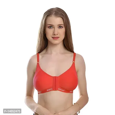 Stylish Pink Cotton Printed Bras For Women Pack Of 1