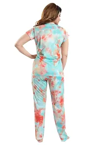 Vania's Grace Imported Lycra Two PieceNight Suit for Women (CO-RD Set)-thumb1