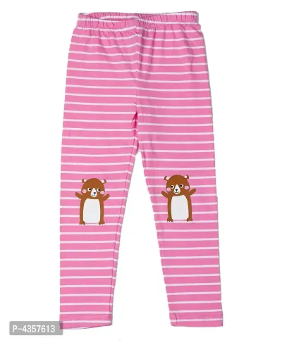 Light Pink Legging with Bear Print-thumb0