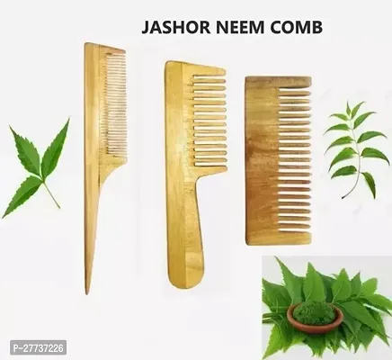 Beautiful Comb Pack Made Of Neem Wood Pack Of 3