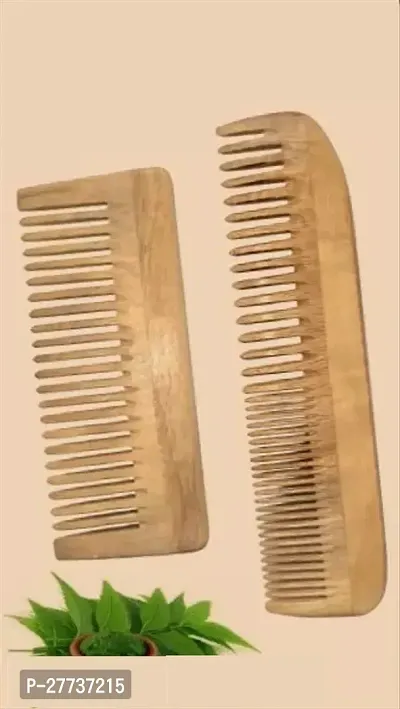 Beautiful Comb Pack Made Of Neem Wood Pack Of 2