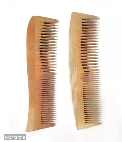 Beautiful Comb Pack Made Of Neem Wood Pack Of 2