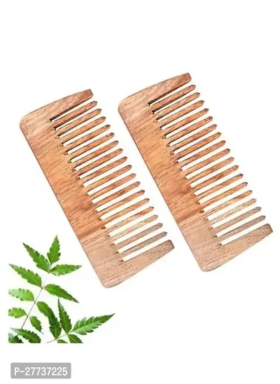 Beautiful Comb Pack Made Of Neem Wood Pack Of 2