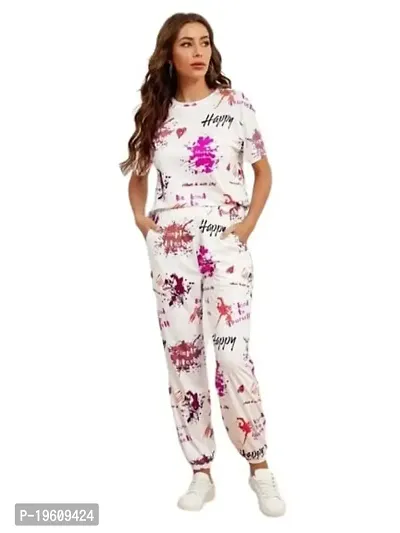 STYLE SAVORNight Suit Set for Women Cotton blend top with pant set-thumb0