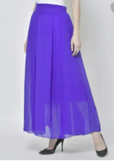 Stylish Fancy Crepe Skirt For Women