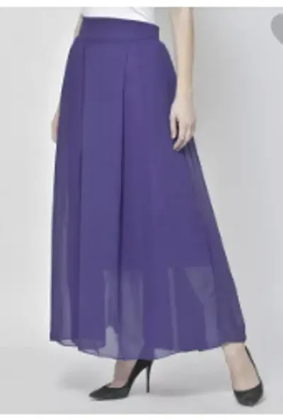 Stylish Fancy Crepe Skirt For Women