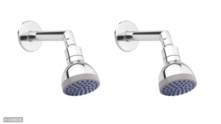 Round Shower Head with Stainless Steel Round Arm Pack of 2