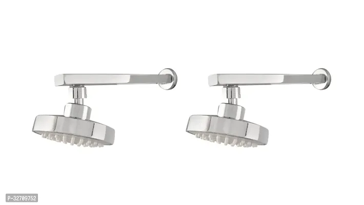 Max Shower Head 4x4 With Stainless Steel Round Arm Pack of 2