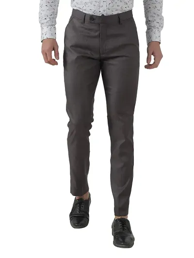 Stylish Blend Formal Trousers For Men